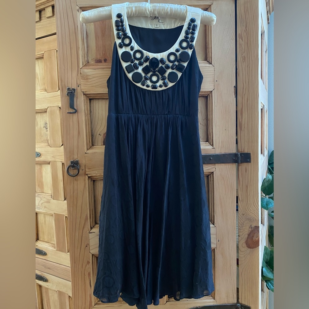 An Original Milly of New York Black Silk Dress Size 0